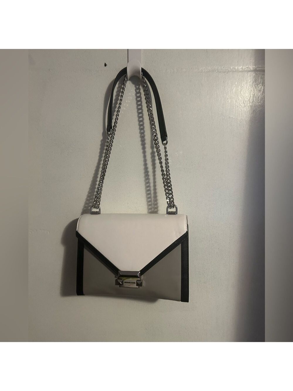 Michael kors leather color block purse